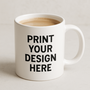 Custom Printed Coffee Mug – Personalized Ceramic Cup
